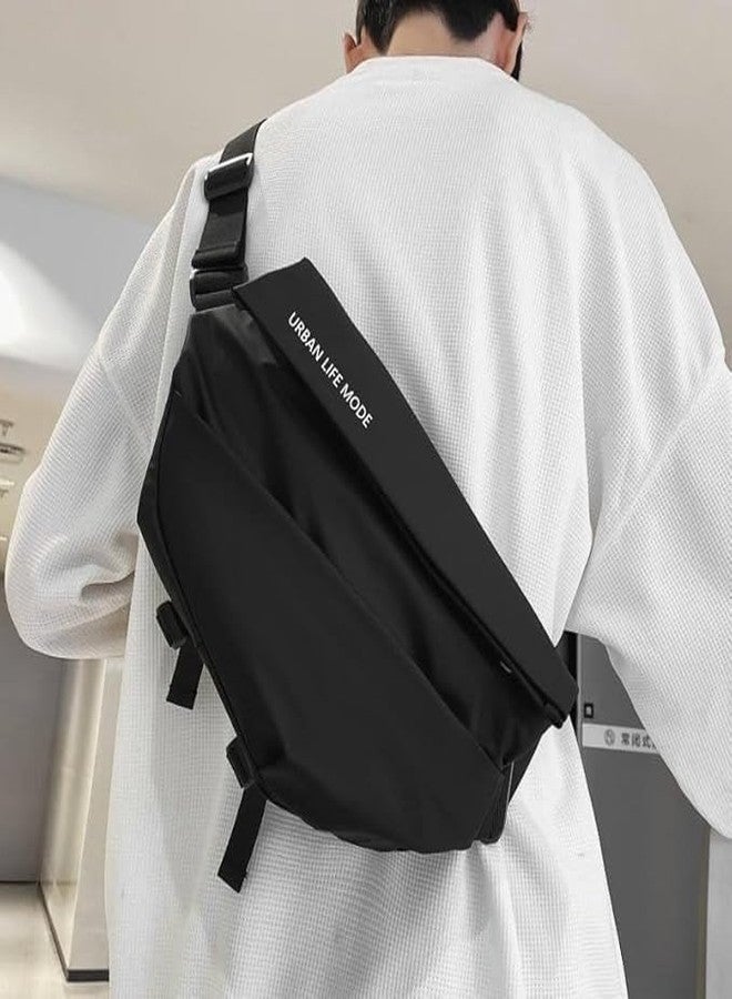 SHRBI Unisex Crossbody Shoulder Bag with Lightweight Sling Chest bag for Outdoor Hiking Running Sport | Sling Water-Resistant Travel & Daily Use Messenger Bag - Image 3
